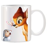 Cana alba personalizata cu Bambi, Disney, INOVATIX&reg;. 330ml