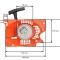 Demaror drujba chinezeasca 4500-5200, Ruris Expert 450 (4 clicheti)