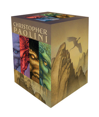 Inheritance Cycle 4-Book Trade Paperback Boxed Set (Eragon, Eldest, Brisingr, Inheritance) foto