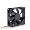 Ventilator Carcasa PC Cooler Master 80mm, 12V, 2500RPM, Mufa 3 Pini, Negru