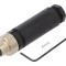 Conector M8 Tată 3 PIN Drept pe Cablu IP67 60V