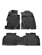 Set covorase auto din cauciuc tip tavita pentru Honda Civic 4D (2006-2011)