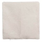 Fată de pernă decorativă chenille, Ecru, 40x40 cm, CMCLASS