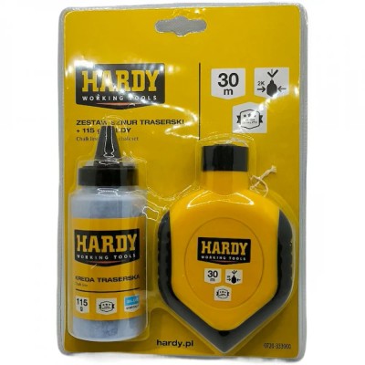 Set Hardy - Dispozitiv profesional pentru trasat cu fir/pulbere, 30 m + 115 g, precizie maximă &amp;icirc;n orice lucrare foto