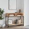 Gossi masuta consola, stejar sonoma, 100x30,5x75 cm, lemn prelucrat