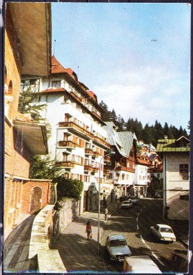 AMS - ILUSTRATA 305 SINAIA - STRADA &amp;bdquo;30 DECEMBRIE&amp;rdquo; 1988 RSR, CIRCULATA foto