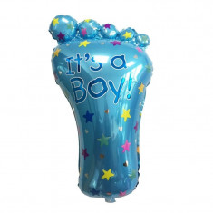 Balon folie tip Talpa Bebelus, mesaj It&amp;#039;s a Boy It&amp;#039;s a Girl, 43x68 cm foto