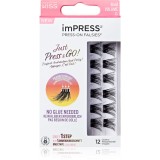 KISS imPRESS Just Press &amp; GO ! pachet cu gene fără noduri autoadezive Bold Volume C 12 buc