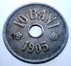 7.782 ROMANIA 10 BANI 1905, Cupru-Nichel
