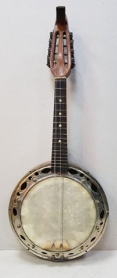 BANJO CU 8 CORZI , MARCA SALTARELLE , SECOL XX foto