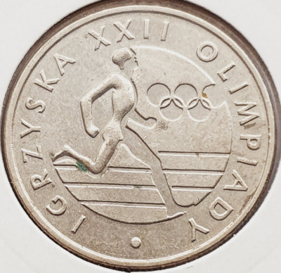 1795 Polonia 20 Zlotych 1980 Summer Olympics km 108 foto
