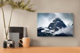 Tablou Canvas pe tema V&acirc;rfulor &icirc;n ceață densă din Nor, 39 x 26 cm, CMCLASS