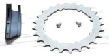 Cumpara ieftin Foaie cu ghidaj lant HammerSchmidt 24T argintiu pentru transmisie MTB