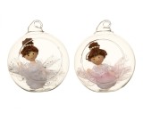 Cumpara ieftin Glob - Bauble Glass Angel Inside - mai multe modele | Kaemingk