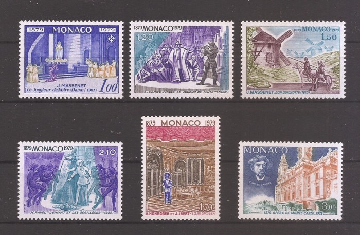 Monaco 1979 - Centenarul operei Salle Garnier, MNH