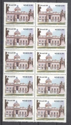 Brazil 1989 Architecture Military school x 10 MNH DA.038 foto