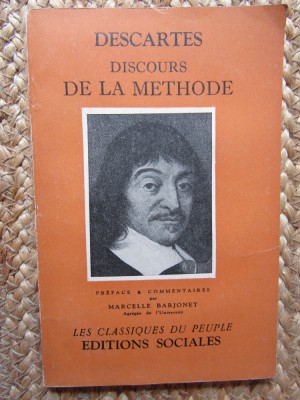 Descartes - Discours de la methode foto