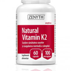 Natural vitamina K2, 60cps, Zenyth Pharmaceuticals