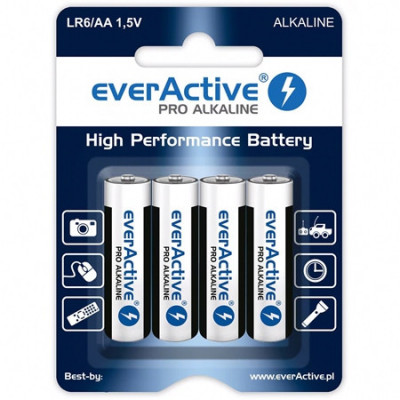 BATERIE ALCALINA LR06 BLISTER 4 BUC EVERACTIVE EuroGoods Quality foto