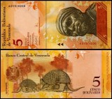 Venezuela 2007 - 5 bolivares, necirculata