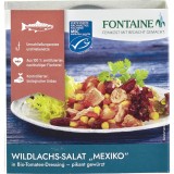 Salata de somon salbatic Mexico in dressing bio de rosii picanta