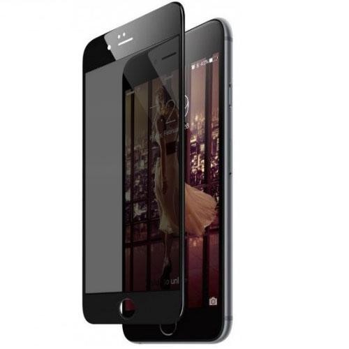 Folie protectie PRIVACY sticla securizata iPhone 7 Full 3D Black