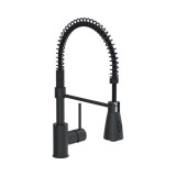 Cumpara ieftin Baterie Bucatarie Negru Mat AVITAL Solona Pipa Pivotanta Flexibila, Monocomanda, Cartus Ceramic 35mm, Inalta Presiune, Montaj Chiuveta