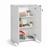 Cumpara ieftin Bibliotecă Adore Rio cu 2 Uși, Cheie și 3 Rafturi, 72 x 109 x 34 cm