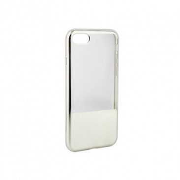 HUSA SILICON ELECTROPLATE SAMSUNG G920 GALAXY S6 SILVER foto