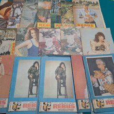 LOT 20 REVISTE REBUS ANII 1990-1991 / PARȚIAL COMPLETATE /24*