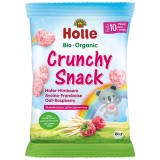 Gustare crocanta cu ovaz si zmeura pentru copii 10 luni fara gluten, eco