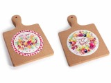 Cumpara ieftin Set 2 suporturi vase fierbinti pluta ceramica multicolora 2 x 19 x 28,5 H