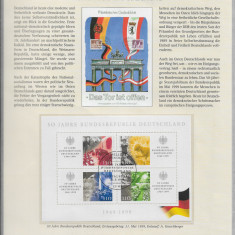 Germania FDC 1999 aniversare 50 ani Republica