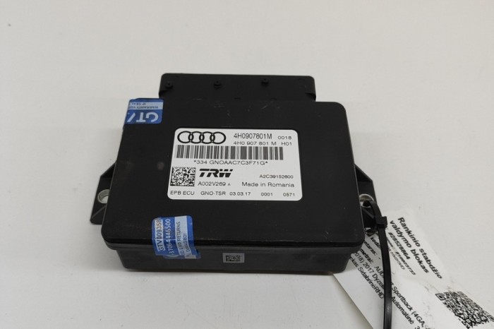Unitate de control fr&acirc;nă de m&acirc;nă AUDI A7 Sportback 4GA, 4GF 2017 OEM: 4H0907801M,A2C39152600,A2C53256601 28528864