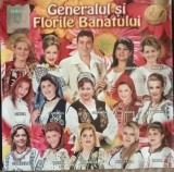 CD Generalul și Florile Banatului - Muzică Bănățeană - General Music - 14 Trackuri - Hologramă - Disc Imprimat