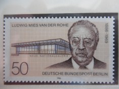 Serie timbre nestampilate Germania Berlin Vest MNH Berlin West foto