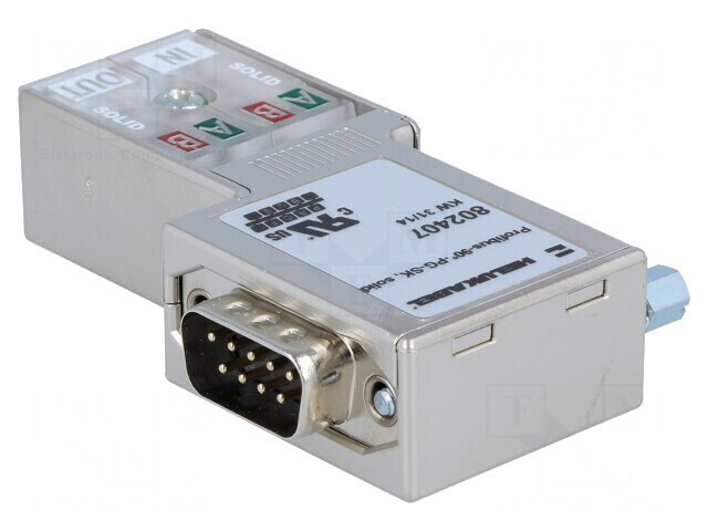 Conector D-Sub 9-Pin Unghi 90&deg; IDC pe Cablu