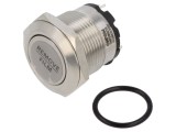 Comutator Anti-Vandalism SPST-NO 20A 220VAC IP40 19mm