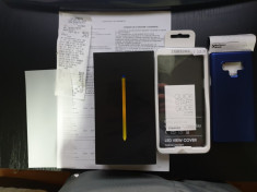 Samsung galaxy Note 9 , 128 gb , blue ocean + 2 huse originale + 2 folii foto