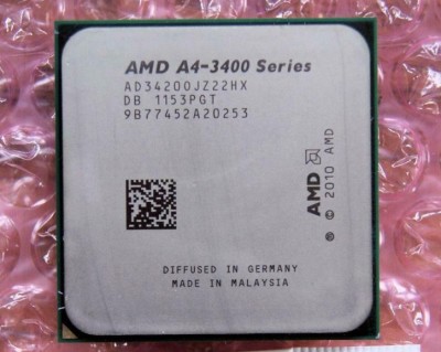 Procesor dual core AMD A4-3420 2.8 GHz socket FM1 - refurbished foto