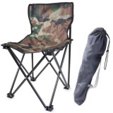 Cumpara ieftin Scaun de pescuit pliabil, perfect pentru drumetii, camping, camuflaj, dimensiuni 35x34x58 cm