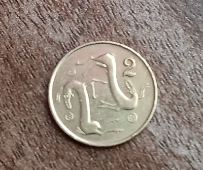 M3 C50 - Moneda foarte veche - Cipru - 2 centi - 1983 foto