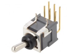 Comutator Basculant DPDT ON-ON 0,1A 28V foto