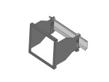 LUMEL Adaptor Sina DIN TS35 72x72mm, Accesoriu Masurare ATS 300 pentru Echipament 72x72mm