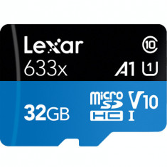 NOU! Card MicroSDHC 32 Gb LEXAR 633x sigilat in tipla foto