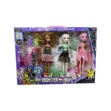 Set 3 Papusi Monster High cu accesorii