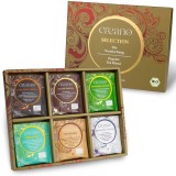 Set cadou ceai mixt Creano Tea Blend Selection, 24 plicuri cu 6 varietati, 48 g