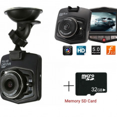 Camera Auto De Bord Full HD, Card De Memorie Micro SD 1080, 32 GB, 6,5 x 7 cm 12-24V CENT83