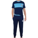 Manchester City pijamale de bărbați Long Stripe - M