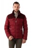 Geaca barbati slim grena cu puf G015, 48, 50